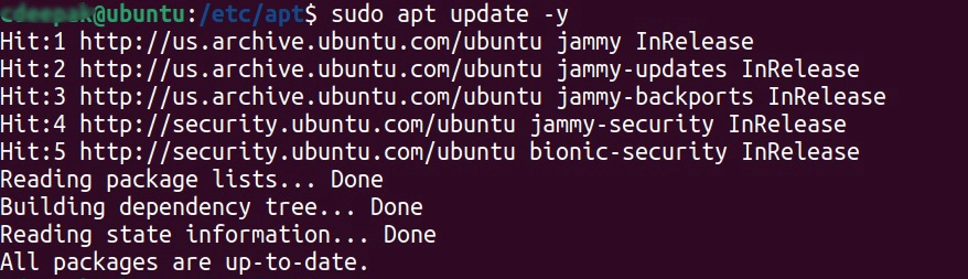 Ubuntu 22.04 LTS Jammy Jellyfish: Fixing apt update issues