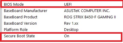 UEFI Secure Boot Windows 11